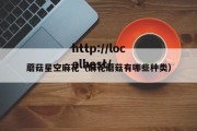蘑菇星空麻花（麻花蘑菇有哪些种类）